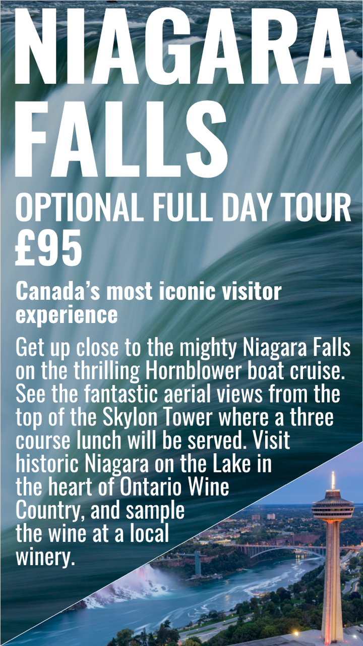 Niagara Falls tour advert